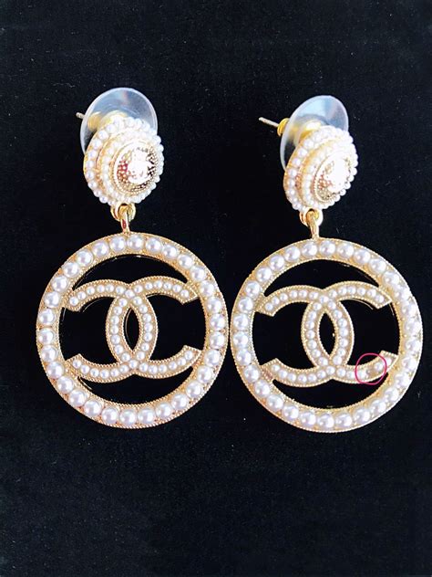 chanel logo earrings price 2015|genuine chanel earrings.